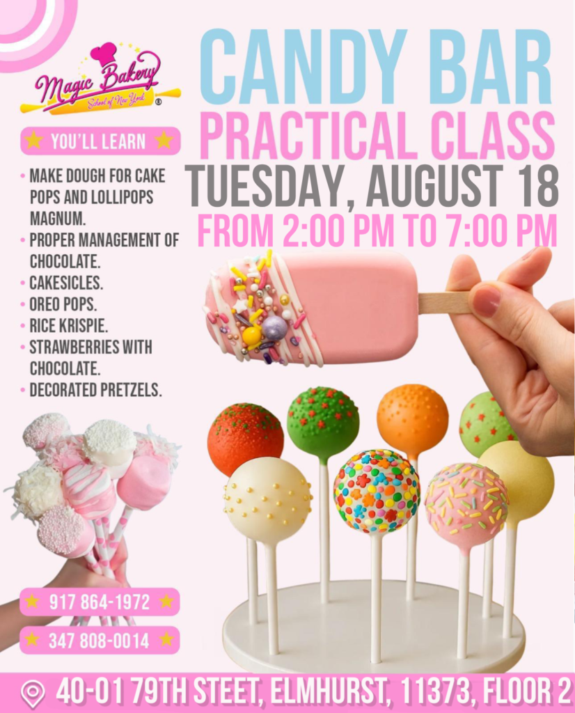 Candy Bar Profesional: Cake Pops, Paletas Magnum y Repostería Creativa 🍭✨