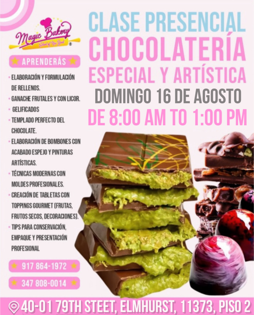 CHOCOLATERÍA ESPECIAL Y ARTISTICA