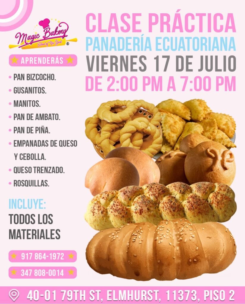 ¡Aprende el Arte de la Panadería Ecuatoriana en Nueva York!