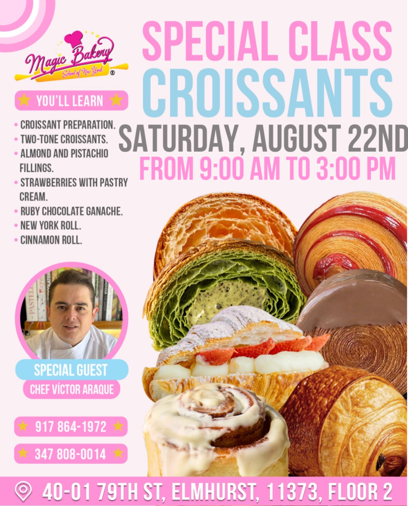 El Arte de la Bollería Fina: Croissant Bicolor, New York Roll y Rellenos Gourmet 🥐😋