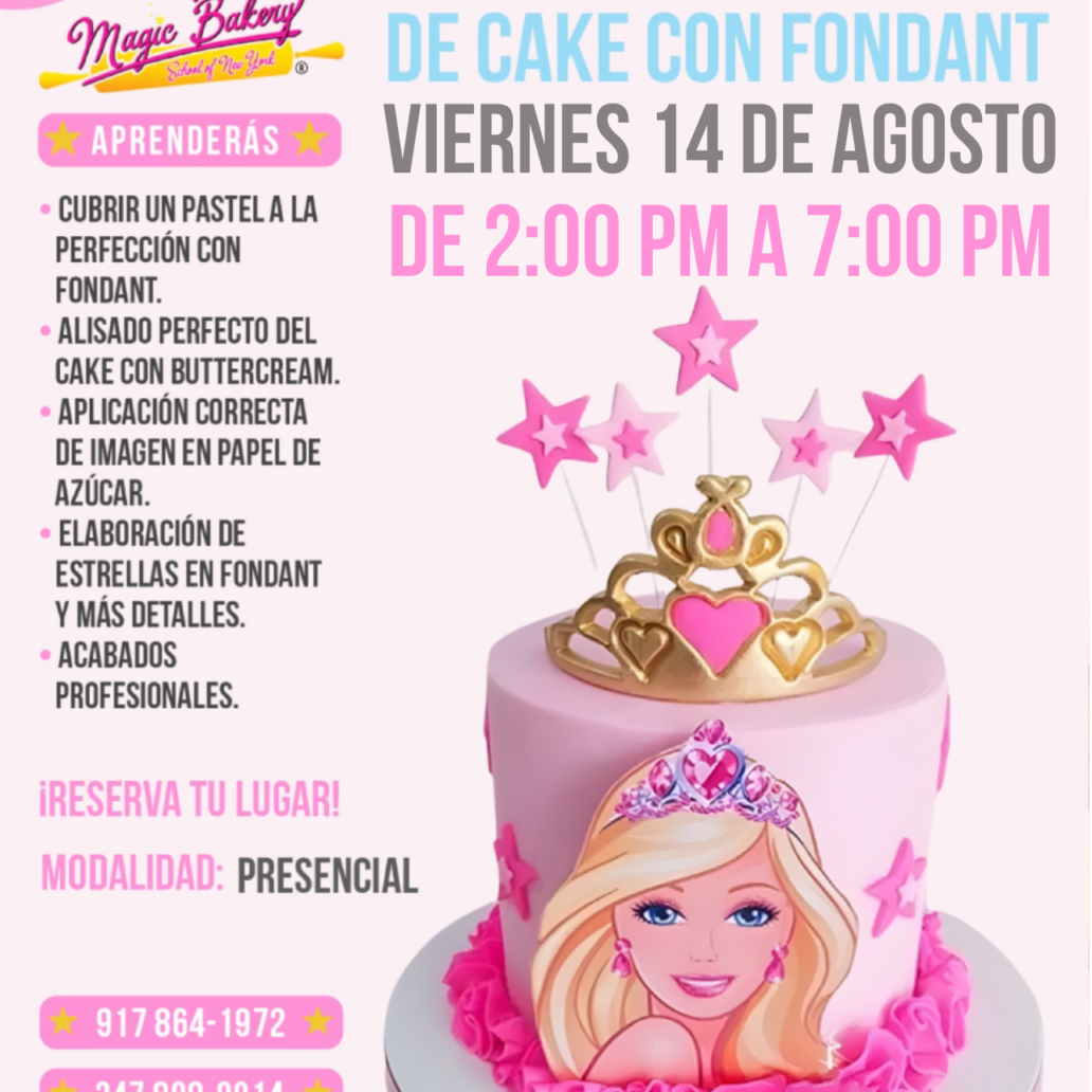 Clase de Decoración de Cake con Fondant
