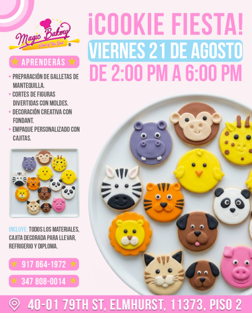 ¡Pequeños Chefs en Acción! Taller Infantil “Cookie Fiesta” 🦁🍪