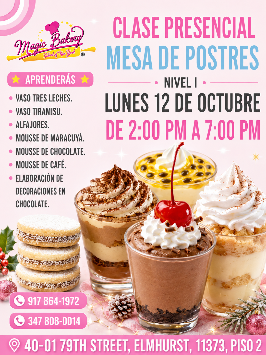Mesa de Postres Nivel I Octubre