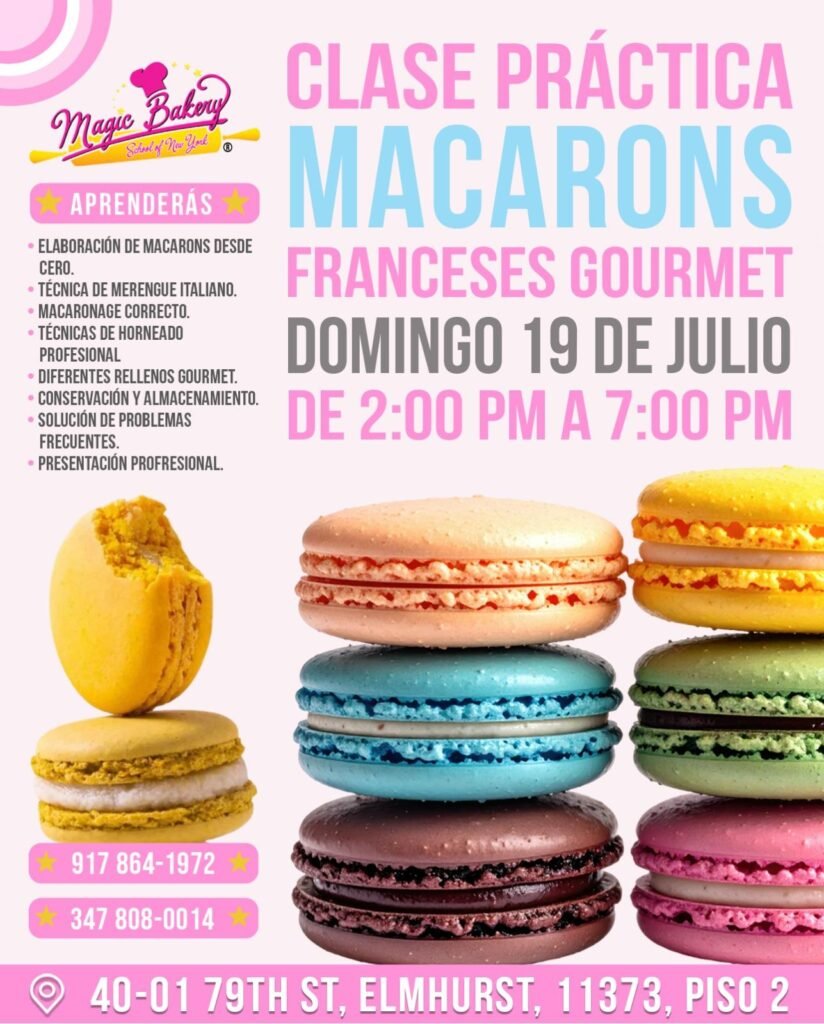 ¡Domina el Arte de los Macarons Franceses Gourmet!