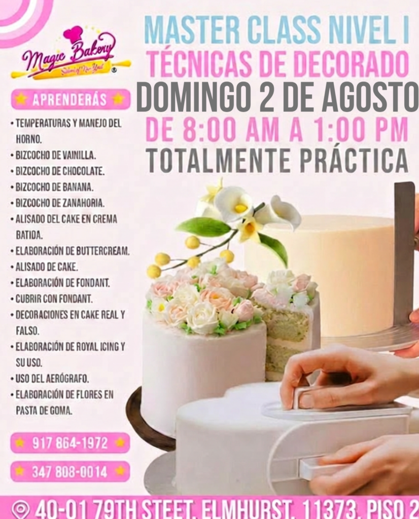 Master Class Nivel I: Técnicas de Decorado 🍰🎨