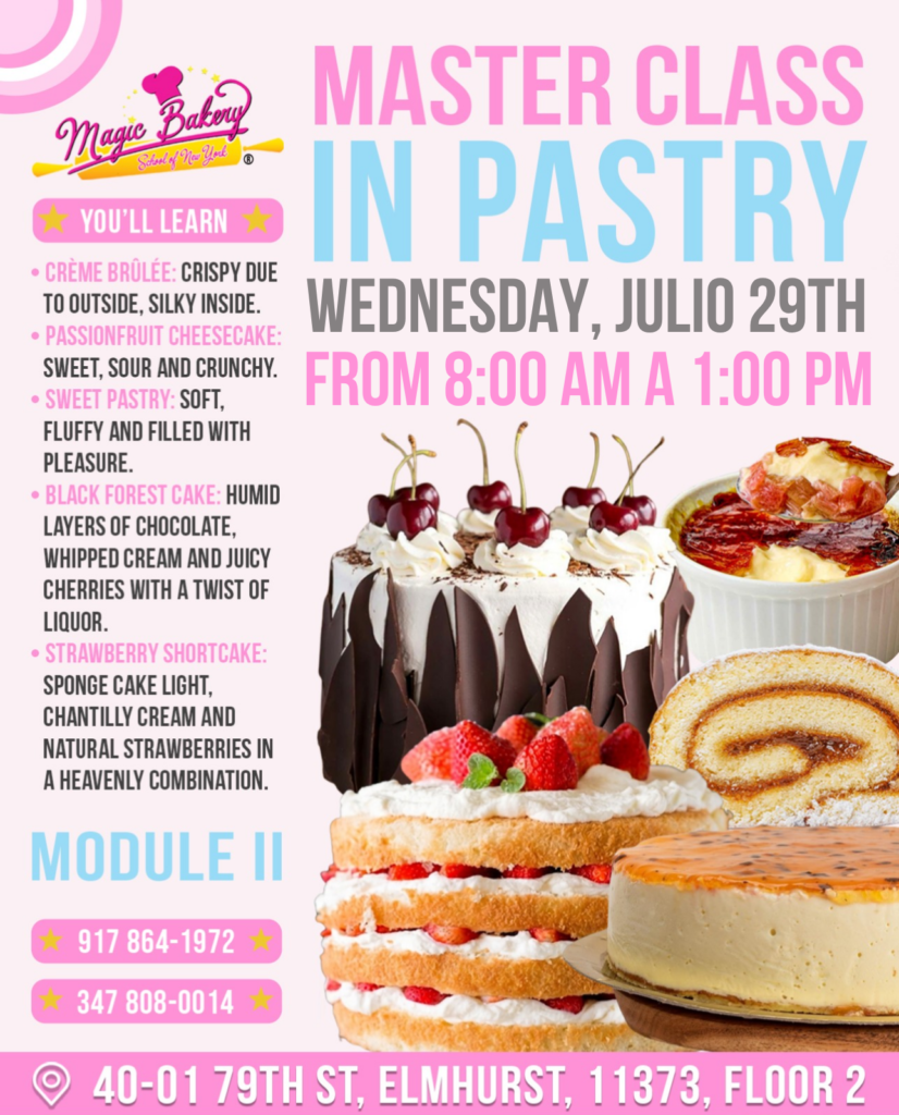 Master Class en Pastelería: Módulo II 🍰✨