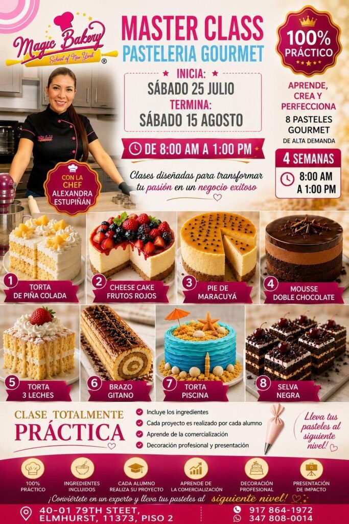 Master Class: Pastelería Gourmet Profesional 🍰✨