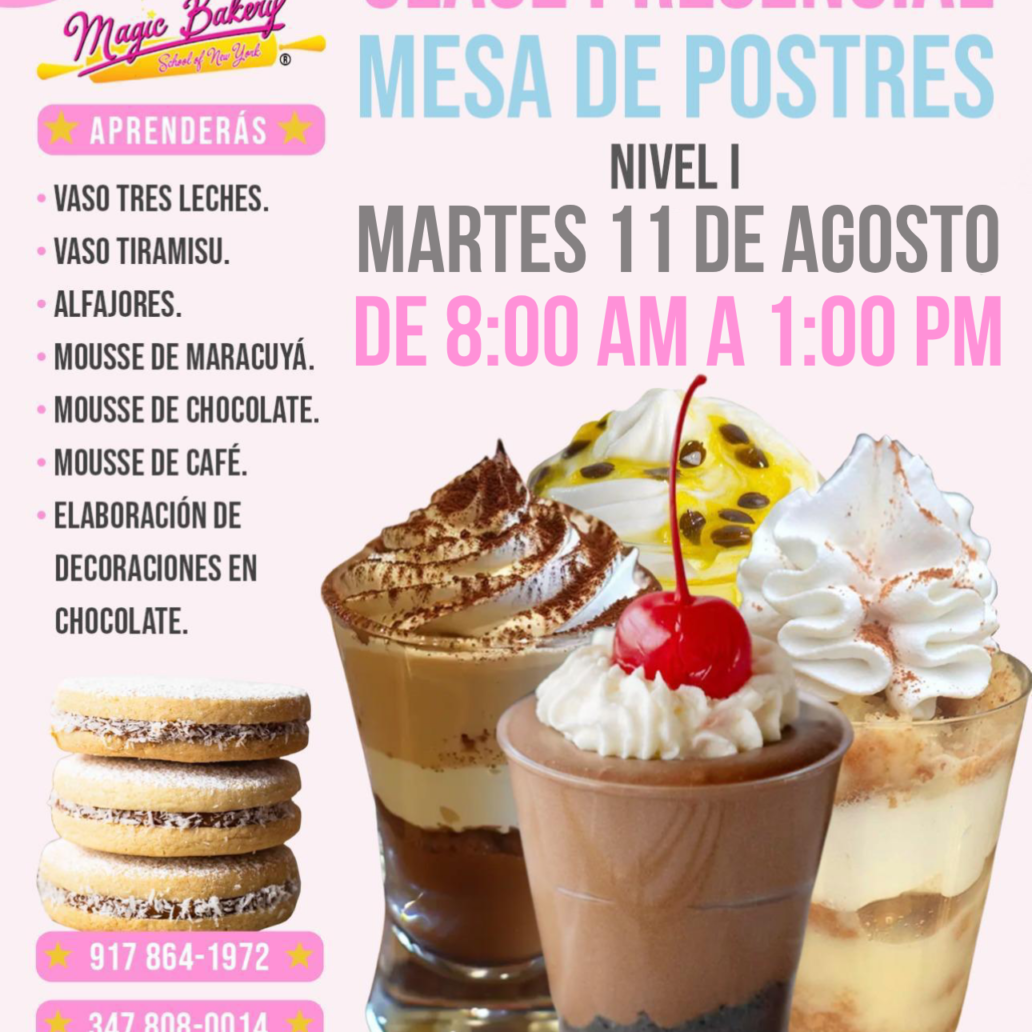 Mesa de Postres Nivel I
