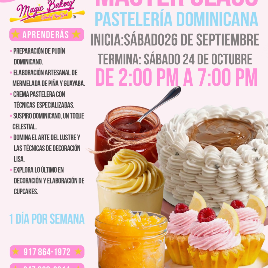 Master Pastelería Dominicana Septiembre