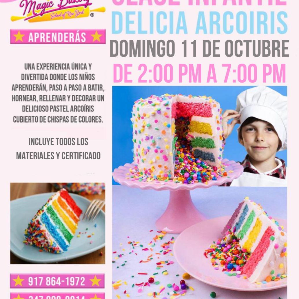 Clase Infantil – Delicia Arcoíris Octubre