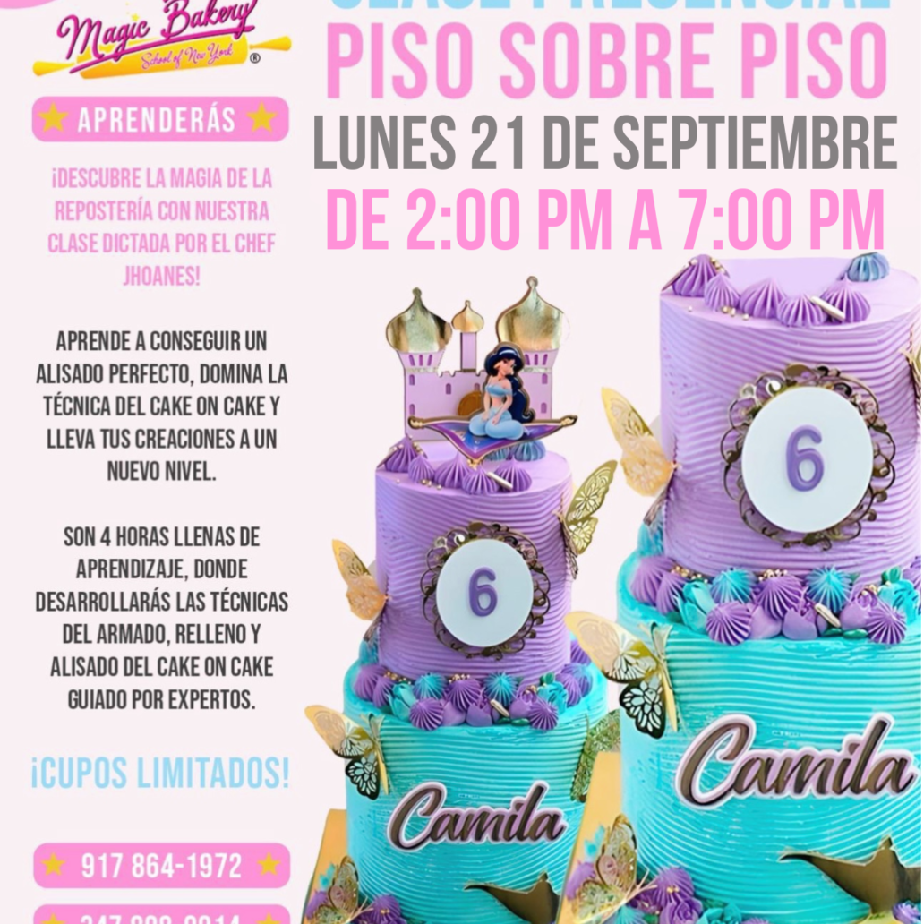 Clase de Cake Piso sobre Piso Septiembre