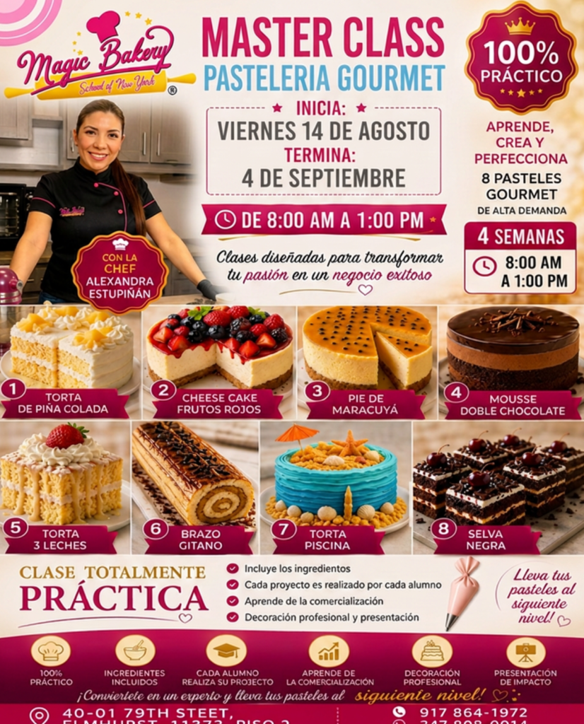 Master Class: Pastelería Gourmet y Negocio Exitoso 🍰💼
