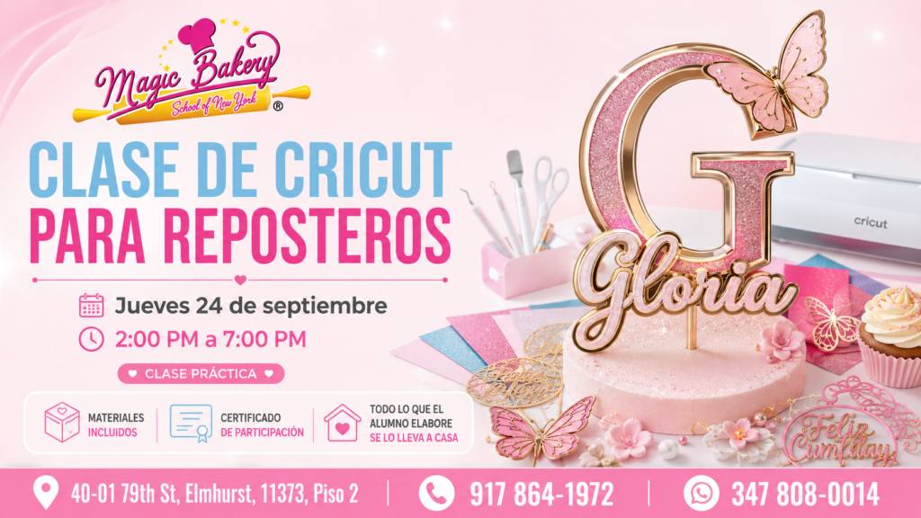 Clase de Cricut para Reposteros