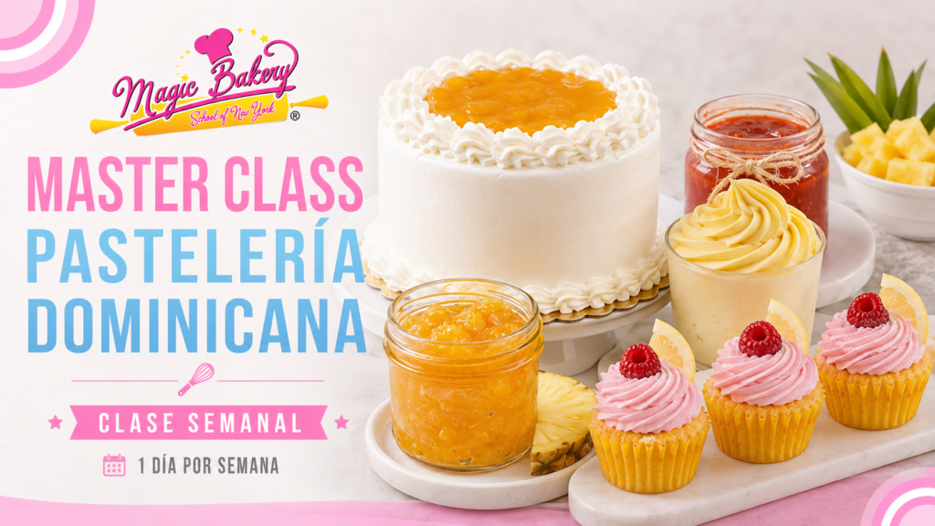 Curso de Pastelería Dominicana en Nueva York