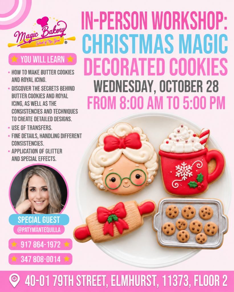 Curso de Galletas Decoradas en Nueva York – Magia Navideña