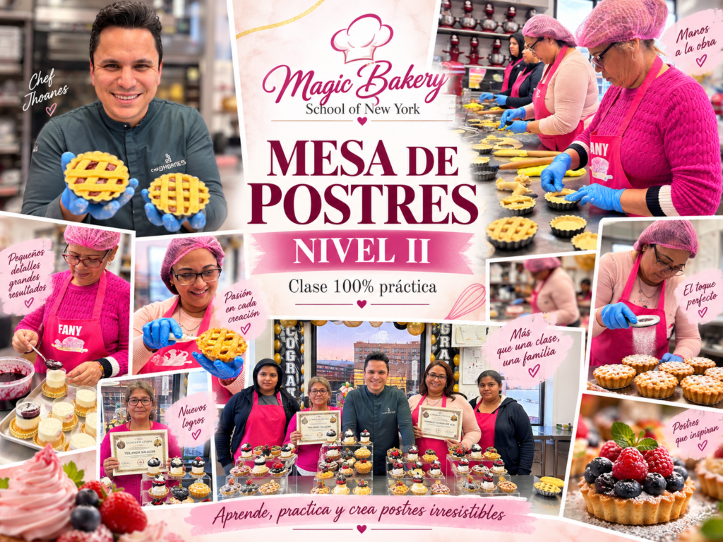 Curso de Mesa de Postres Nivel II en Nueva York