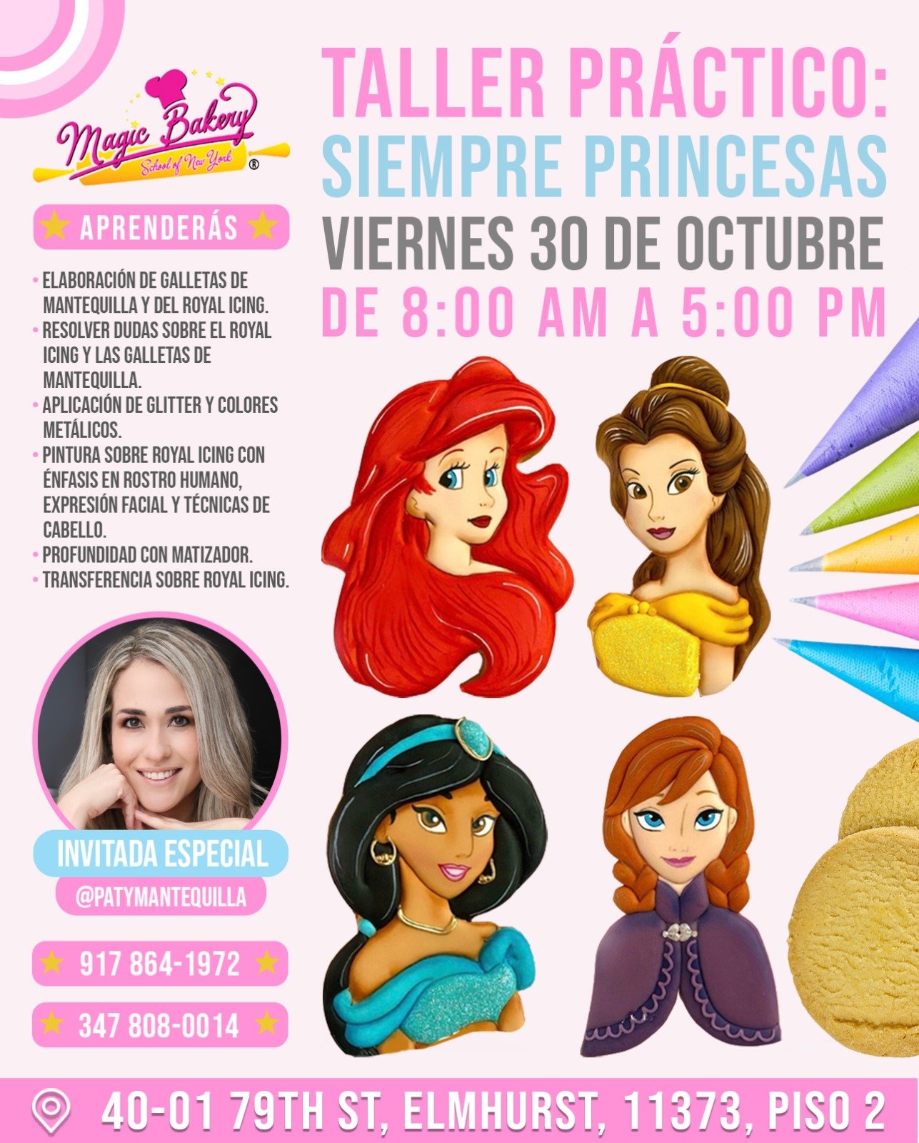 Taller Práctico Siempre Princesas – Galletas Decoradas Octubre