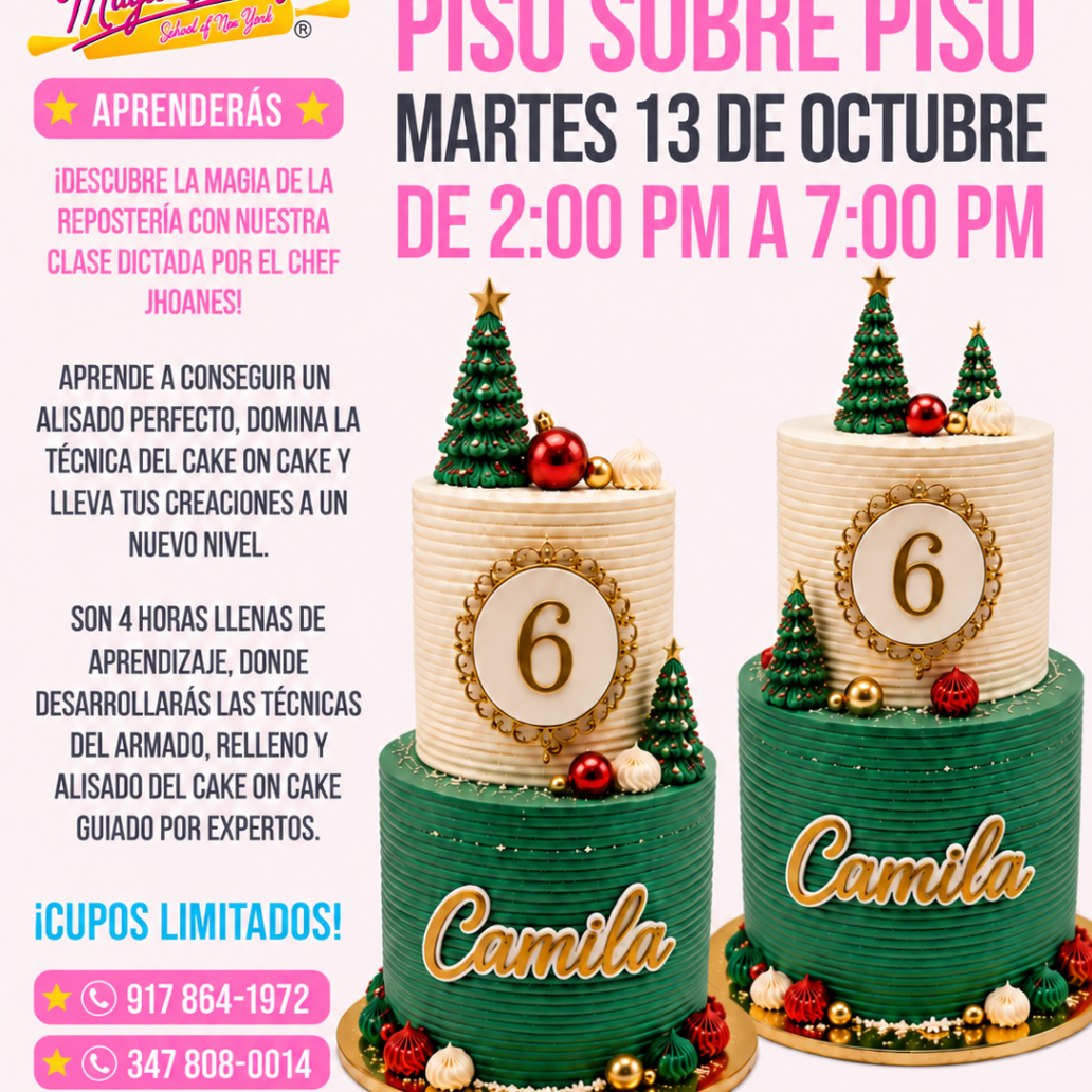 Clase Cake Piso sobre Piso Octubre