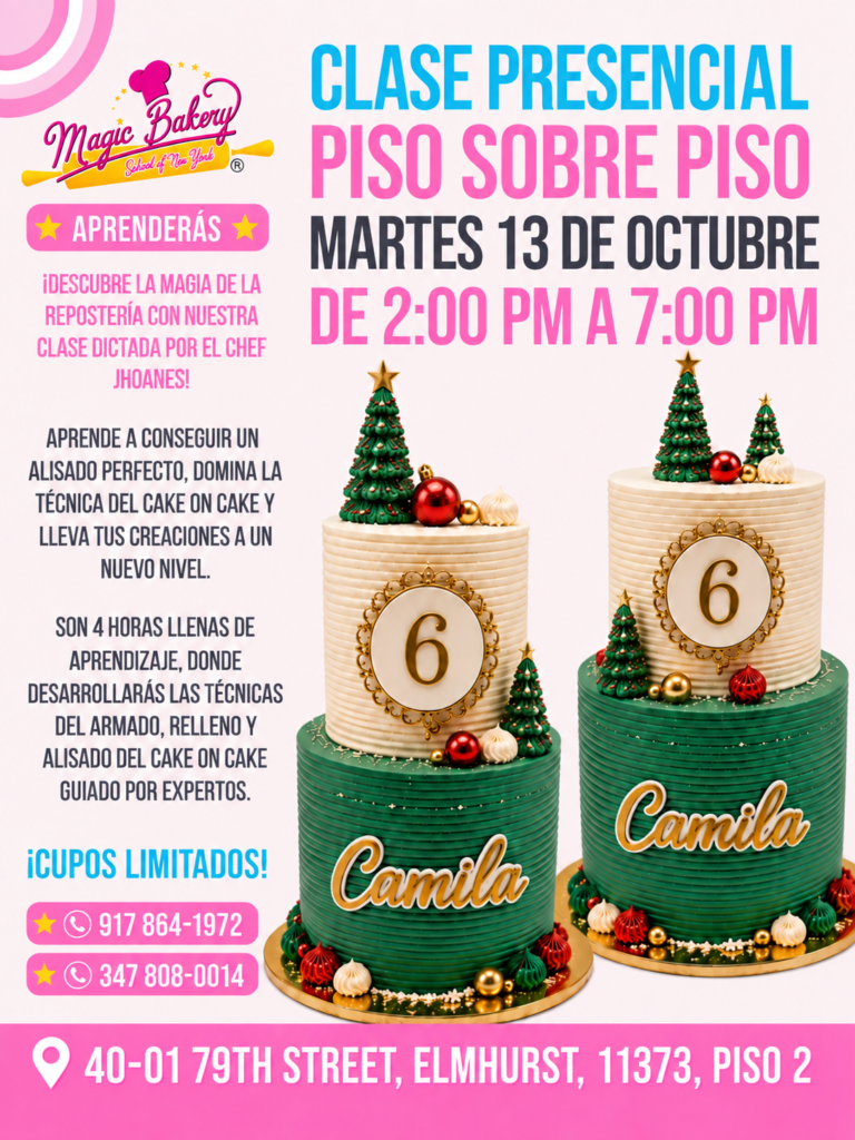 Clase Cake Piso sobre Piso Octubre