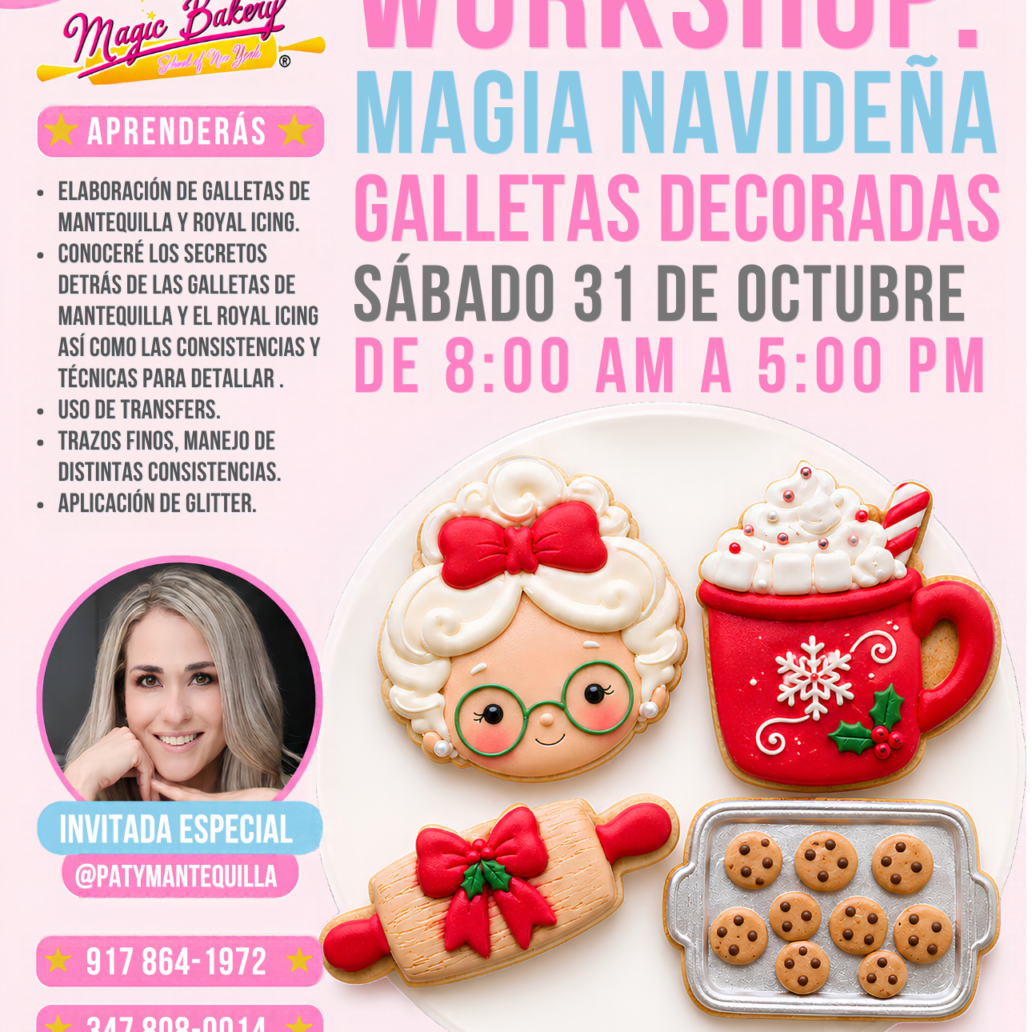 Workshop Magia Navideña: Galletas Decoradas Octubre