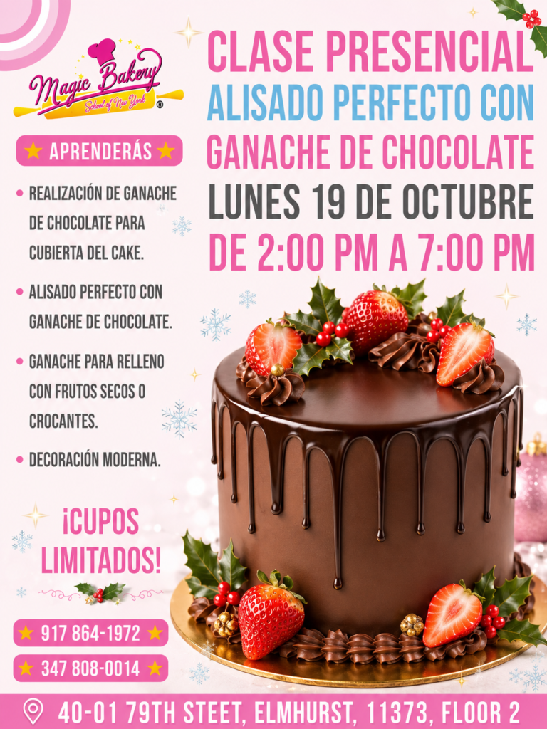 Clase Alisado Perfecto con Ganache de Chocolate Octubre