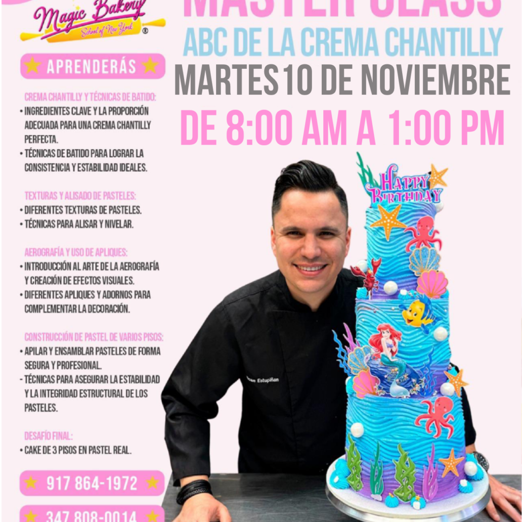 MASTER CLASS: ABC DE LA CREMA CHANTILLY NOVIEMBRE