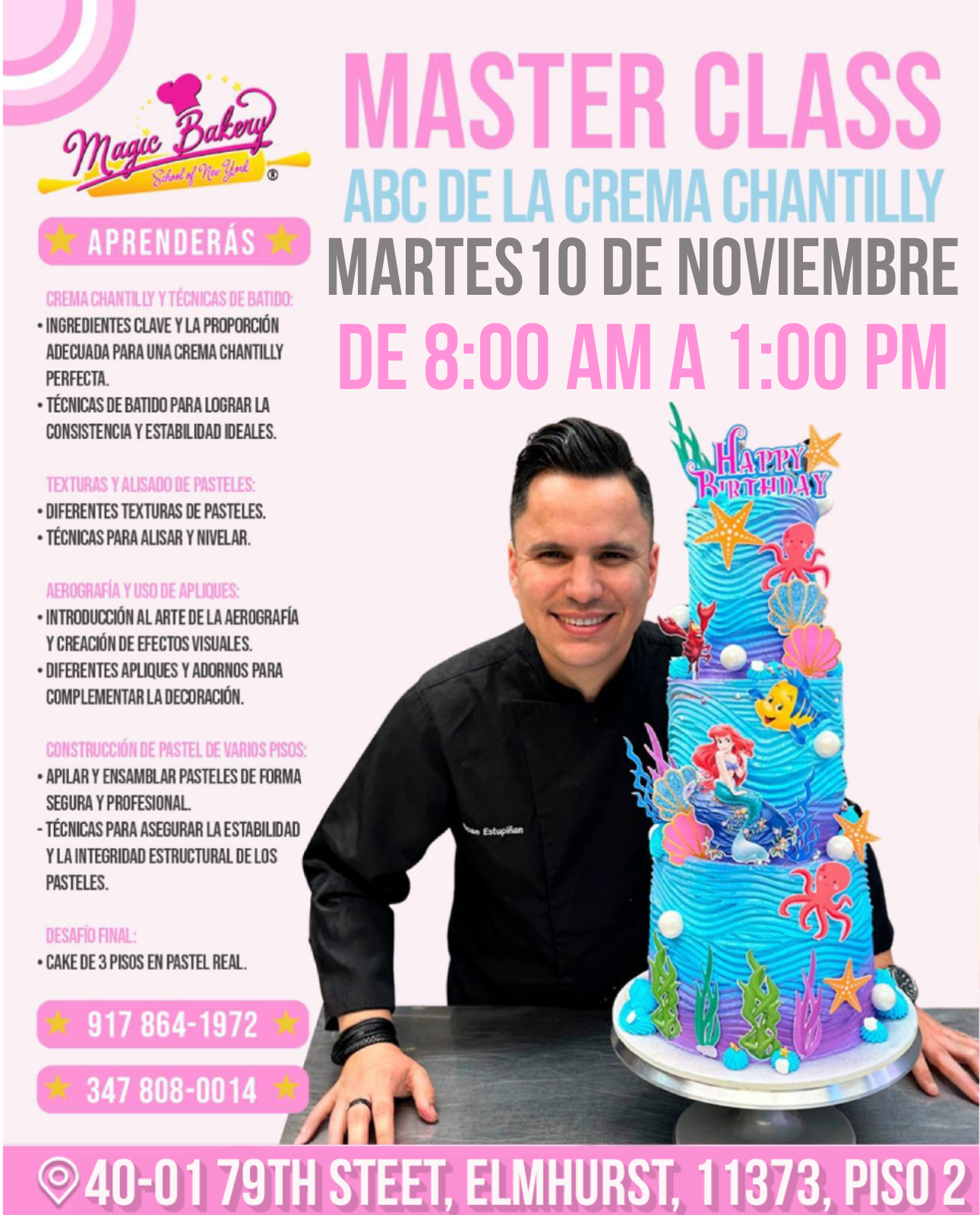 MASTER CLASS: ABC DE LA CREMA CHANTILLY NOVIEMBRE