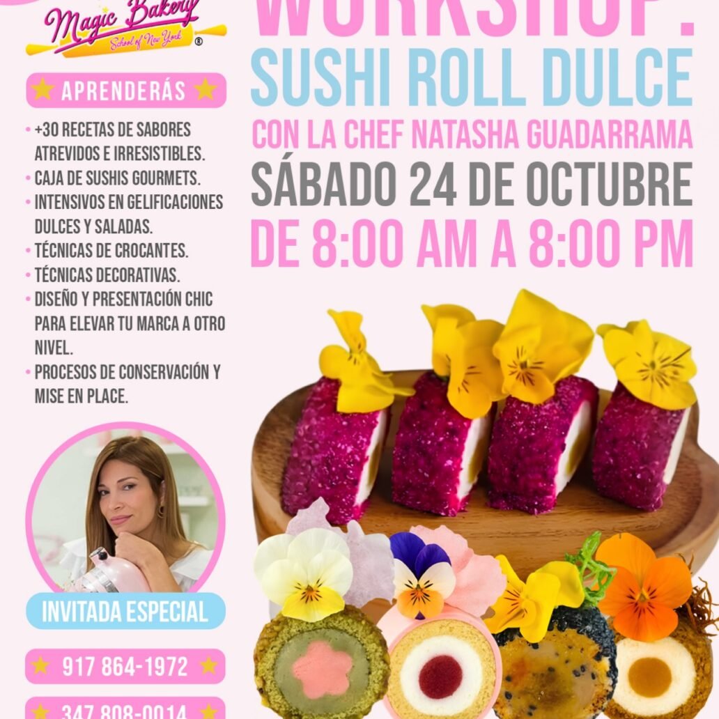 Workshop de Sushi Roll Dulce Octubre