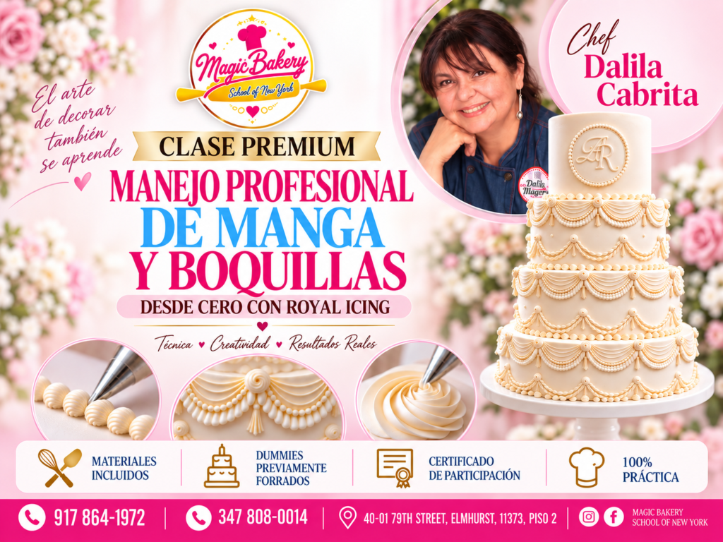 Curso Profesional de Manga y Boquillas en Nueva York