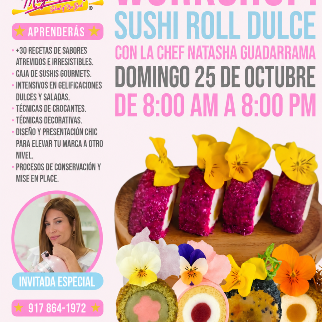 Workshop de Sushi Roll Dulce Octubre