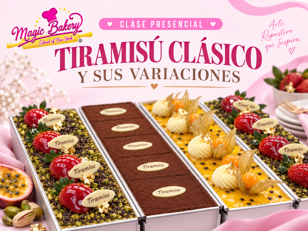 Clase de Tiramisú en New York | Magic Bakery School