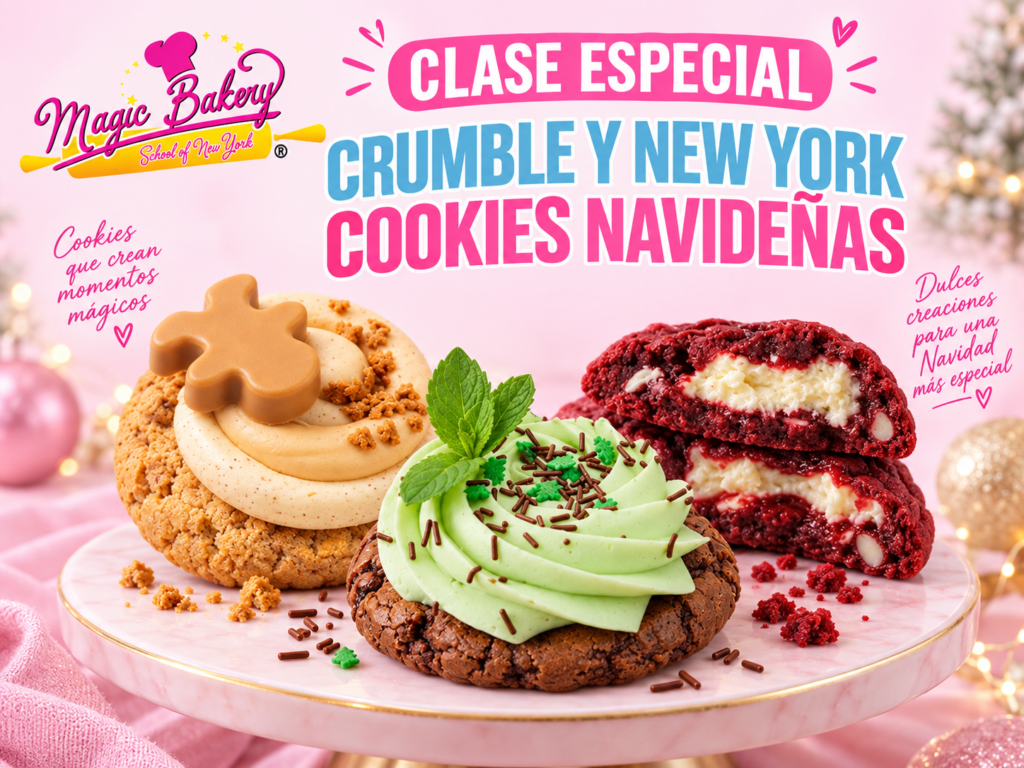 Clase de New York Cookies Navideñas en New York