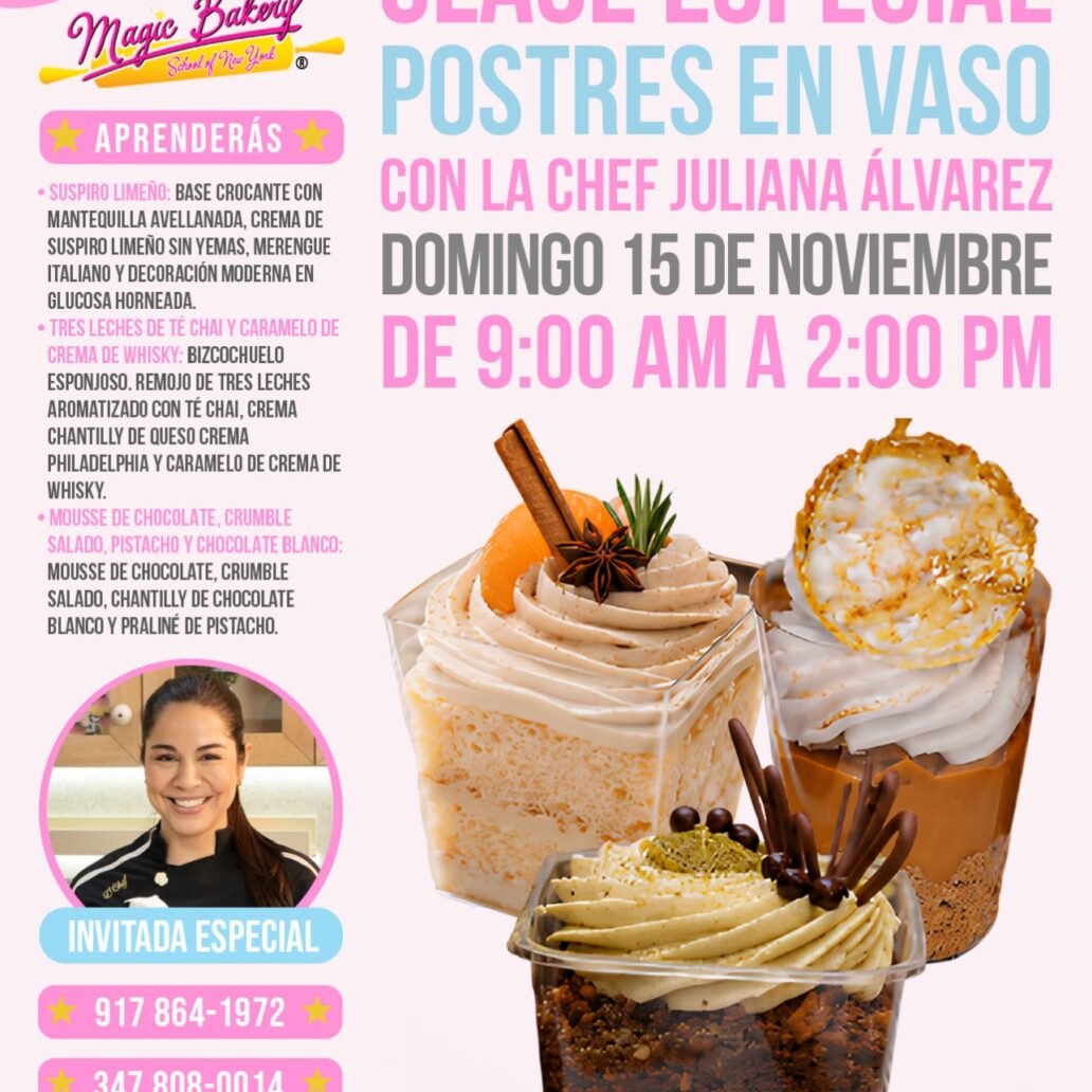 CLASE ESPECIAL: POSTRES EN VASO