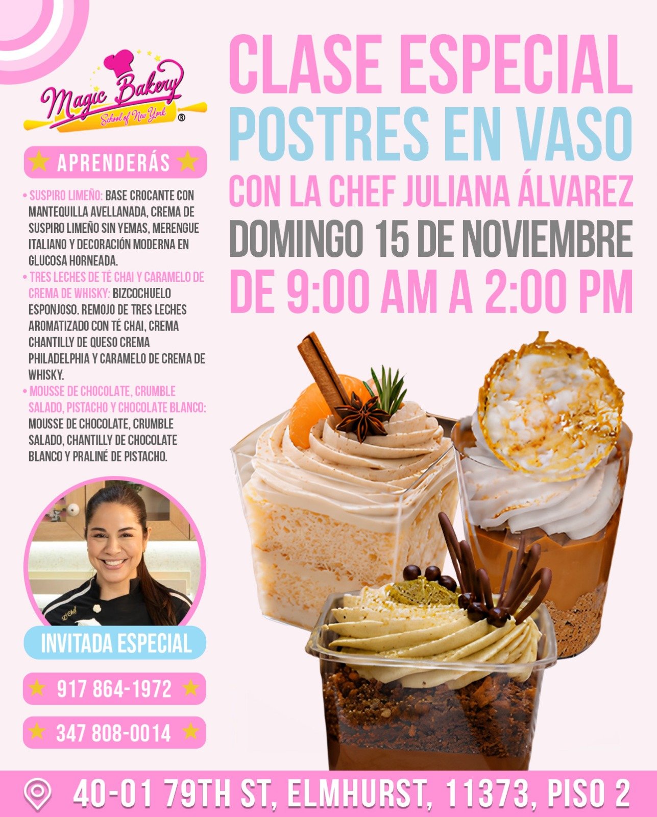 CLASE ESPECIAL: POSTRES EN VASO