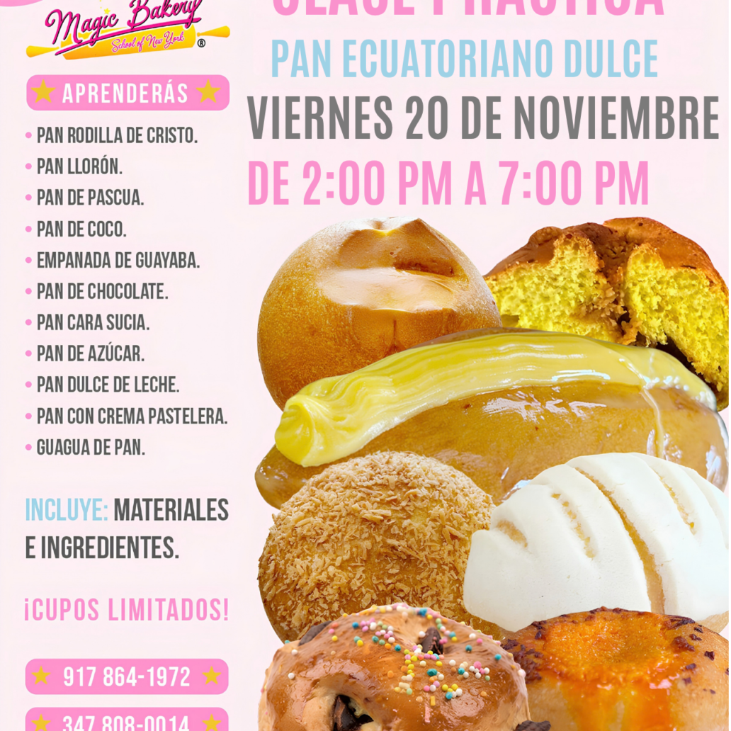 CLASE PRÁCTICA: PAN ECUATORIANO DULCE NOVIEMBRE