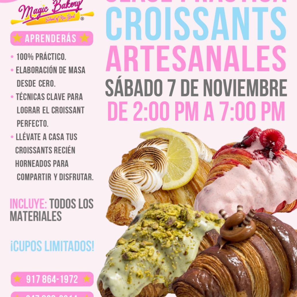 CLASE PRÁCTICA: CROISSANTS ARTESANALES NOVIEMBRE