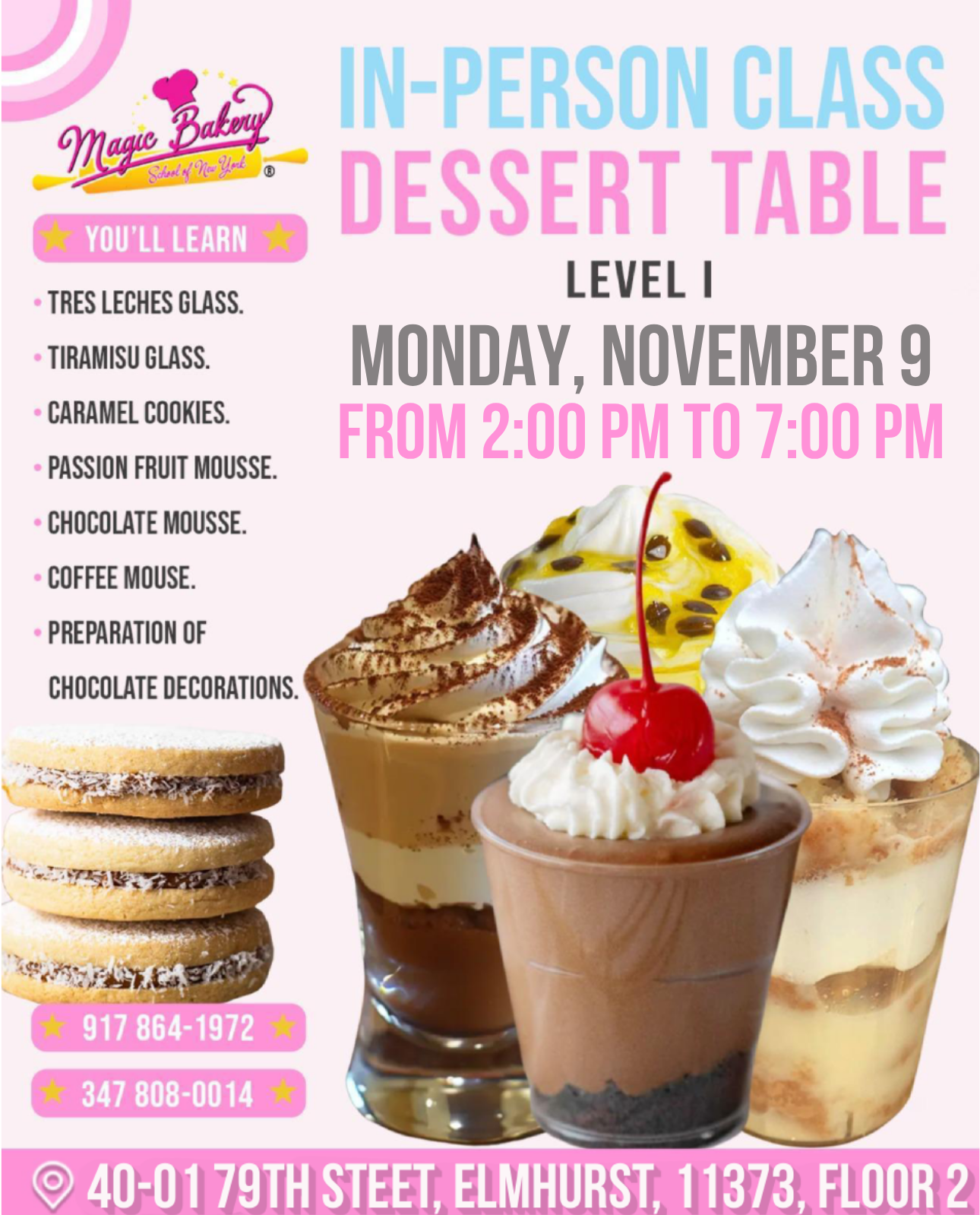 CLASE PRESENCIAL: MESA DE POSTRES – NIVEL I NOVIEMBRE - Imagen 10
