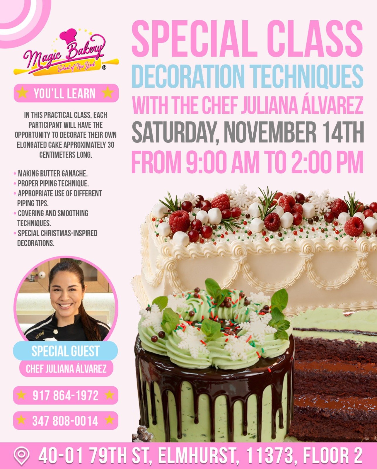 TÉCNICAS DE DECORACIÓN – CHEF JULIANA ÁLVAREZ - Imagen 2