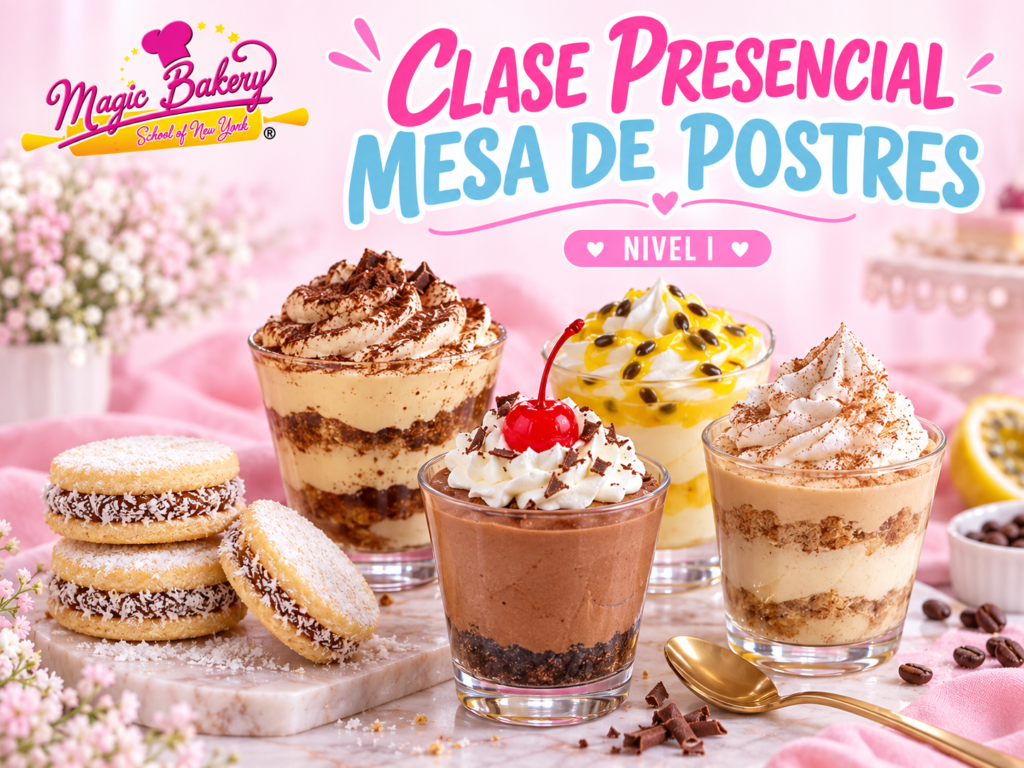 Clase de Mesa de Postres Nivel I en New York